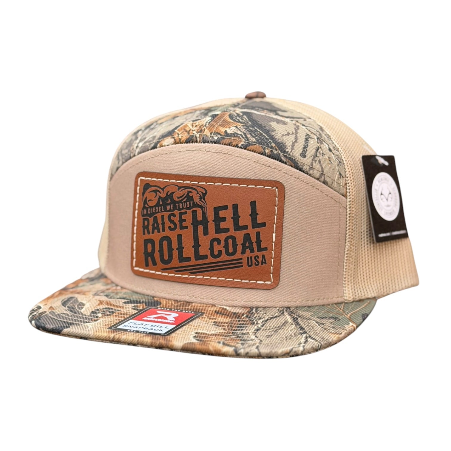 7 PANEL CAMO SNAPBACKS