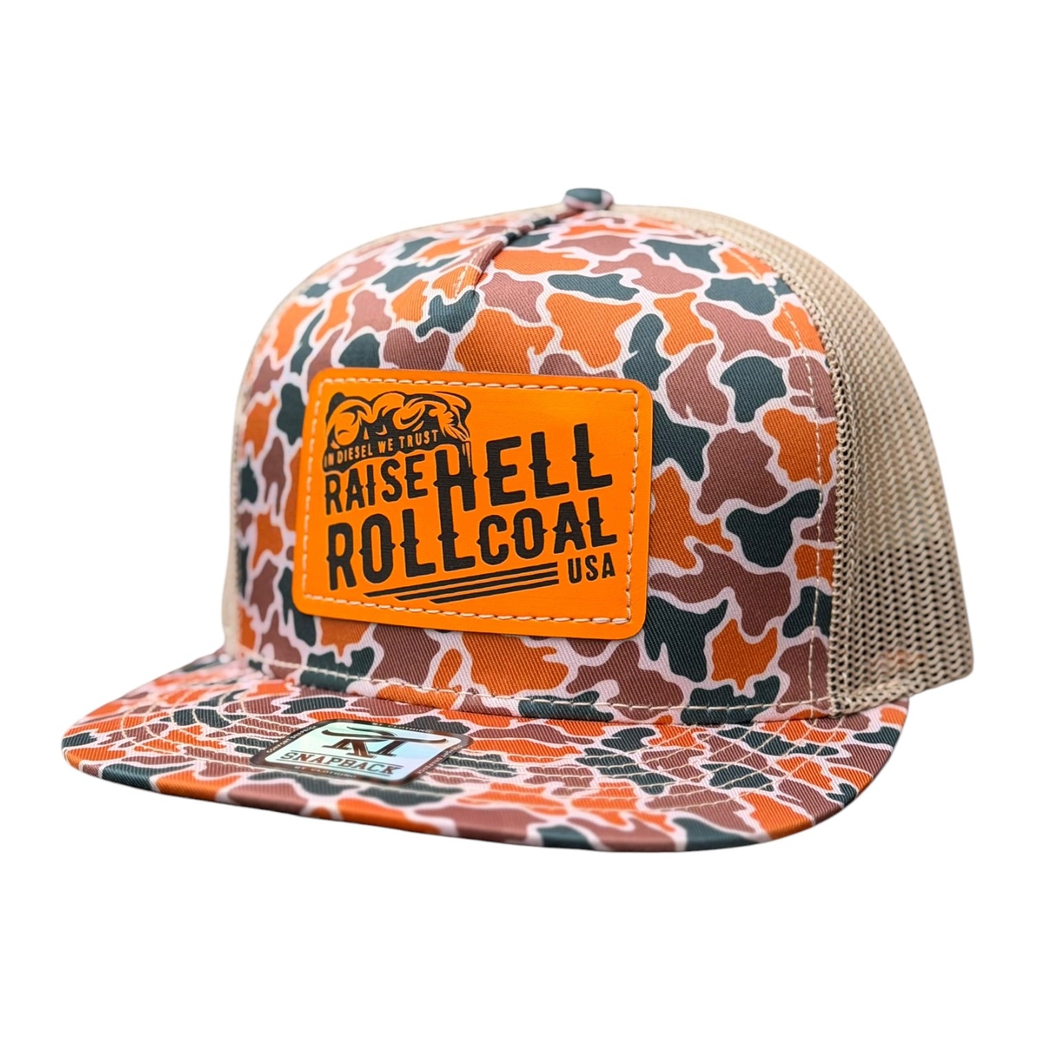 RT CAMO SNAPBACKS