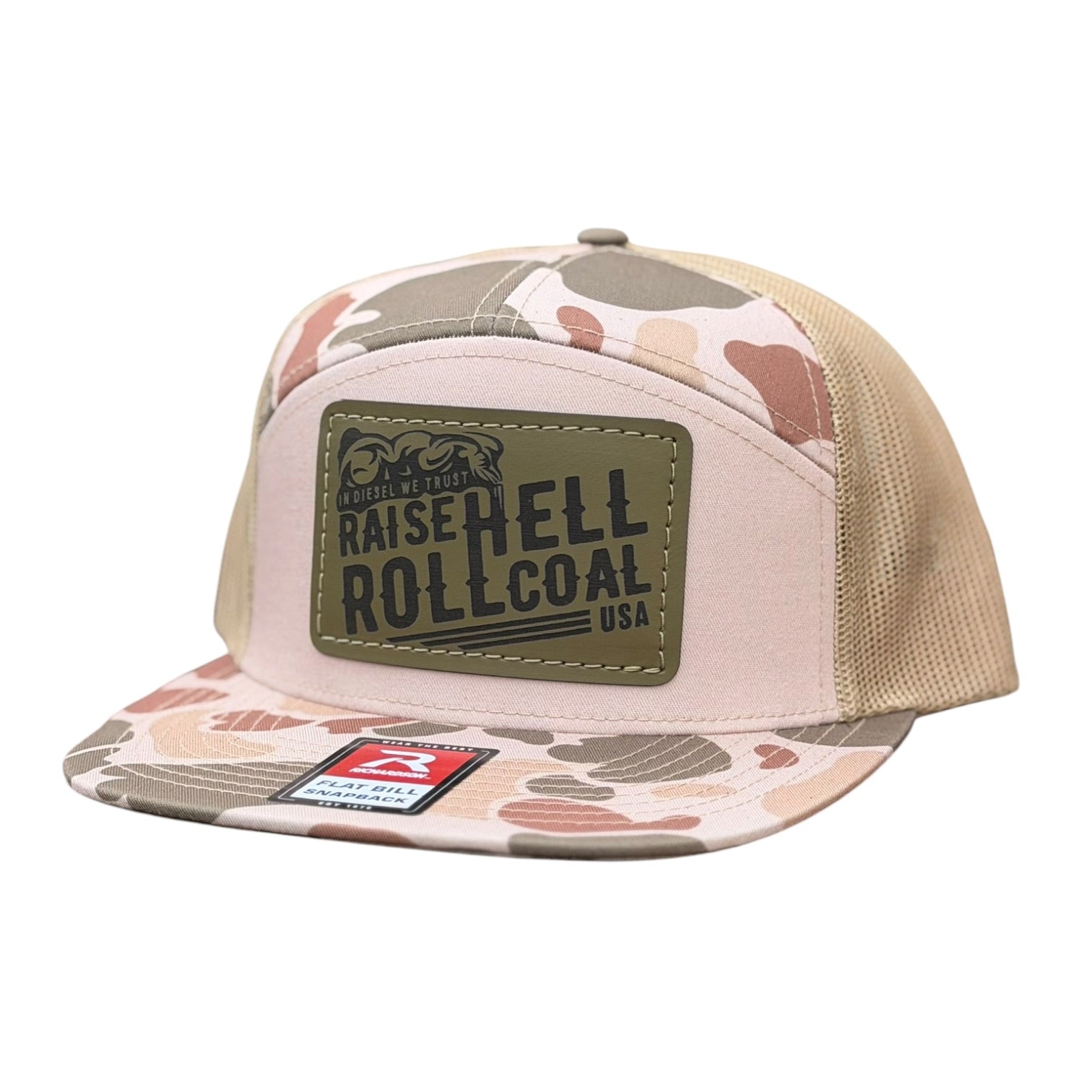 7 PANEL CAMO SNAPBACKS