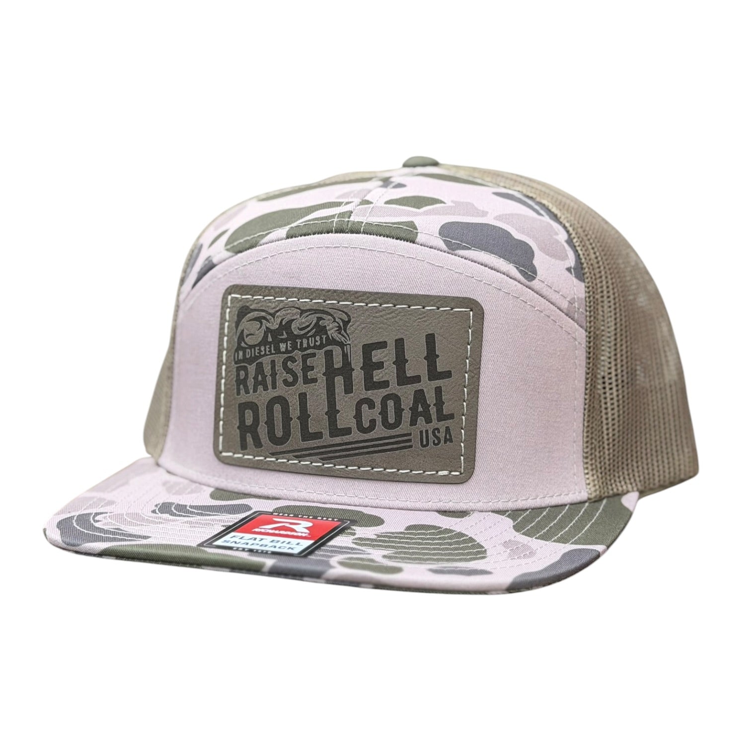 7 PANEL CAMO SNAPBACKS