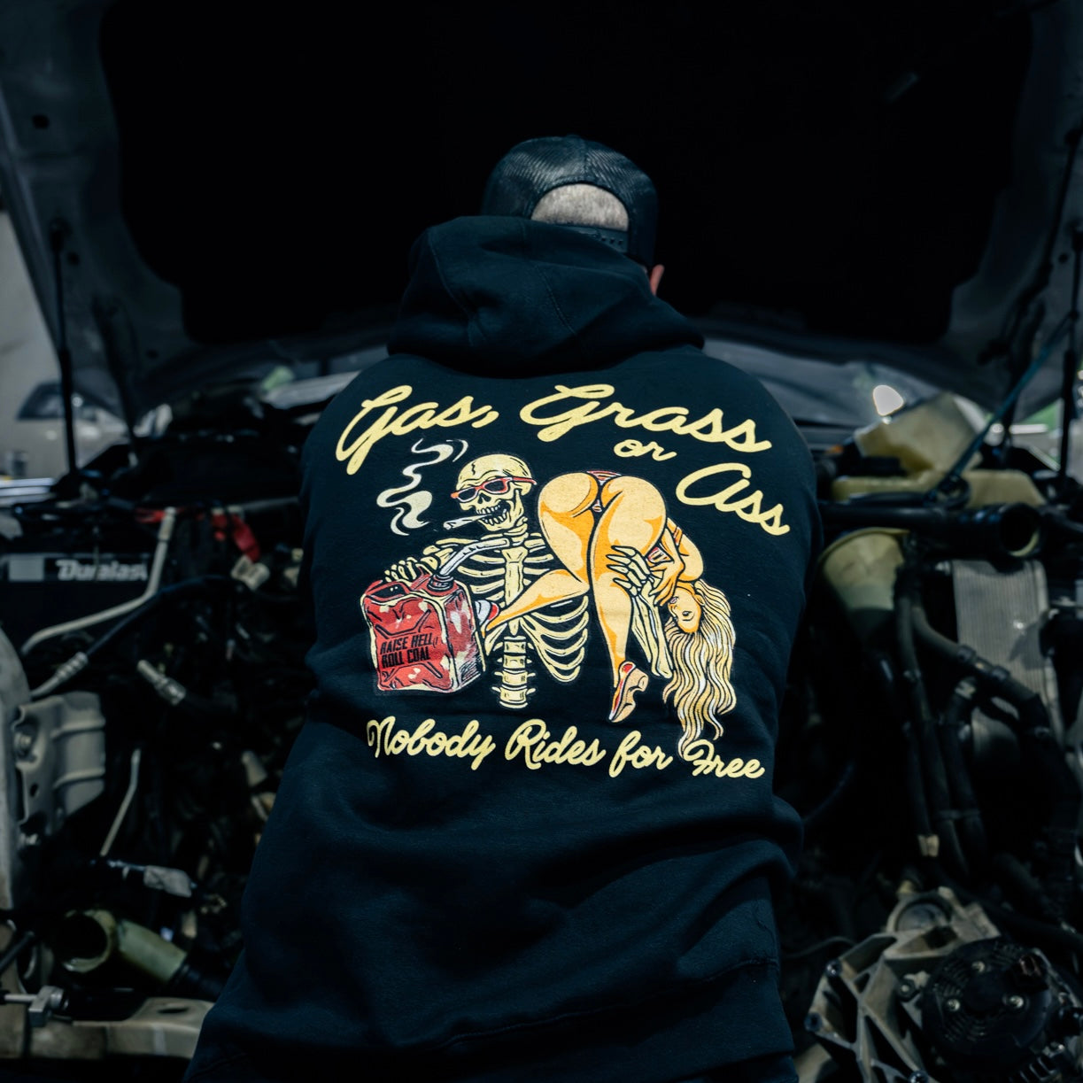 GAS, GRASS OR ASS HOODIE