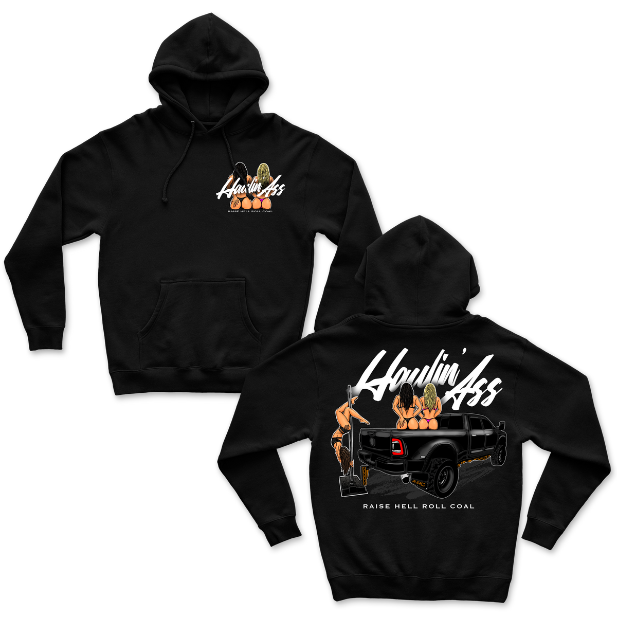 Coal Rolling Sweatshirt | Heavy Duty Truck Hoodie | Diesel Pullover