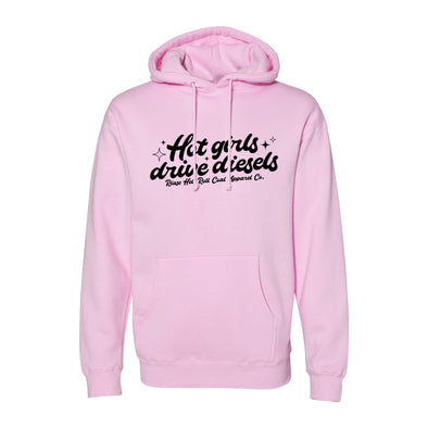 Hot Girls Drive Diesels Hoodie