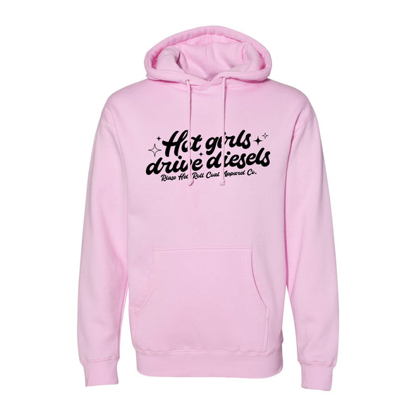 Hot Girls Drive Diesels Hoodie