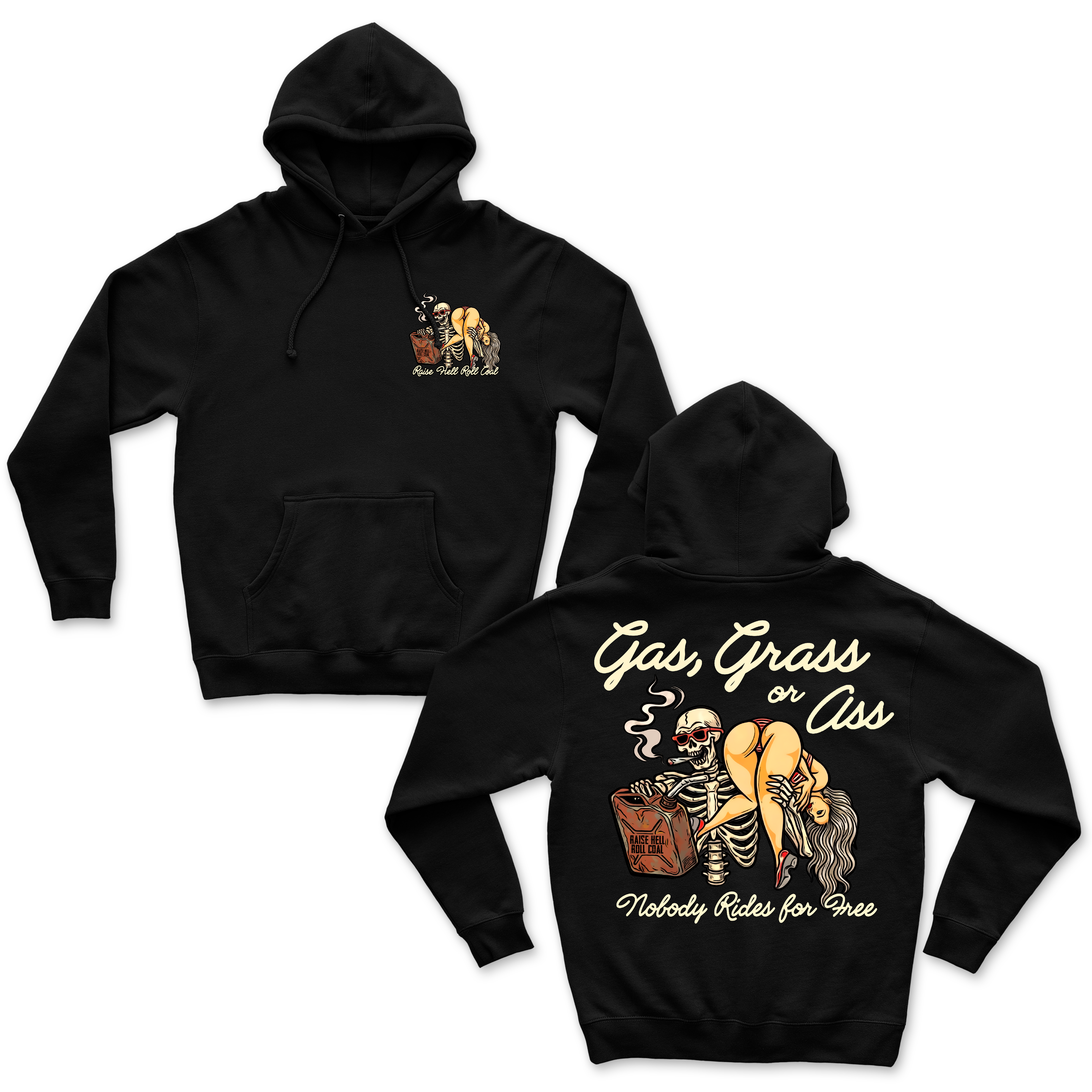 GAS, GRASS OR ASS HOODIE