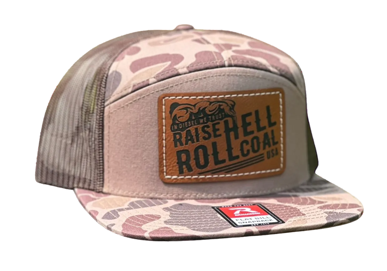 7 PANEL CAMO SNAPBACKS