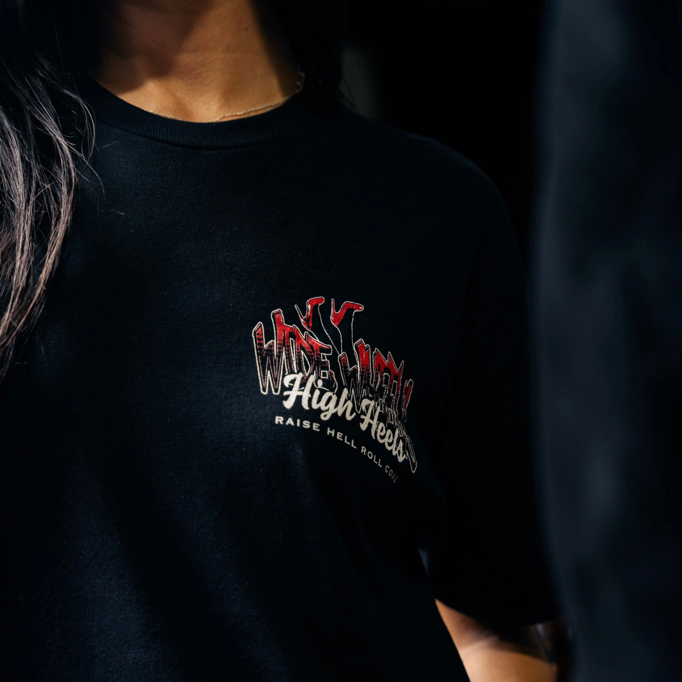 WIDE WHEELS & HIGH HEELS TEE