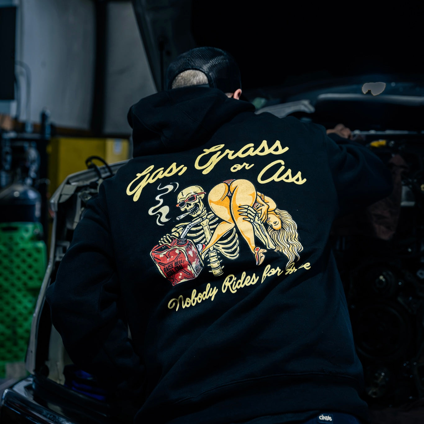 GAS, GRASS OR ASS HOODIE