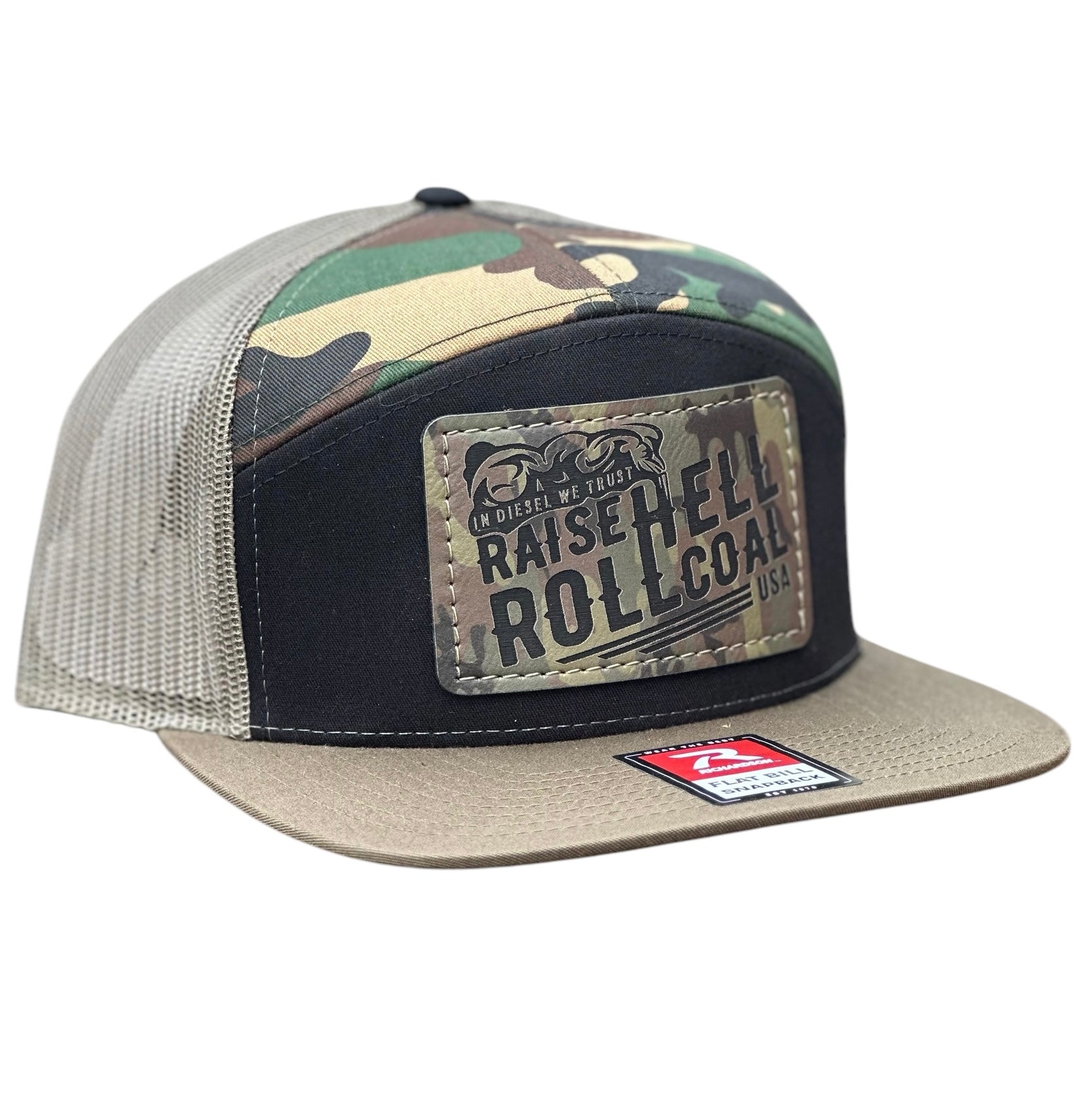 7 PANEL CAMO SNAPBACKS