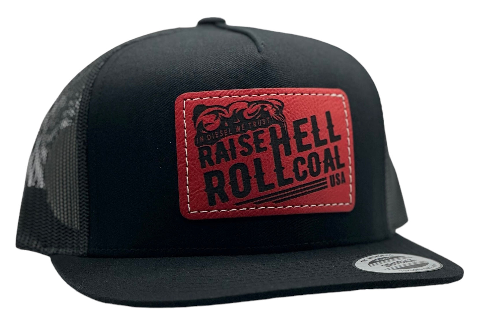 BLACK/RED SNAPBACK