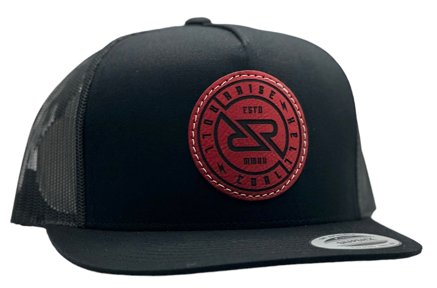 BLACK/RED SNAPBACK