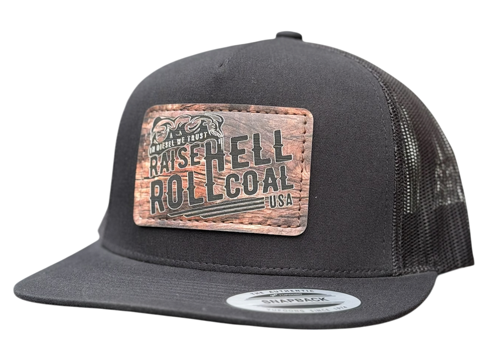 Teak Wood SnapBack