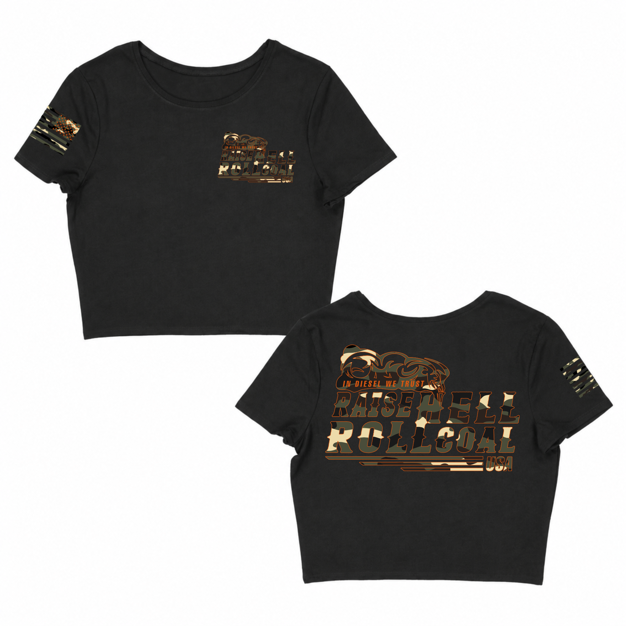 Dolph Camo Cropped Tee